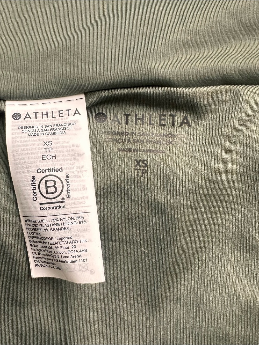 Athleta Maldives High-Neck Two-Piece Swim Set in deep fern Green - Picture 5 of 9